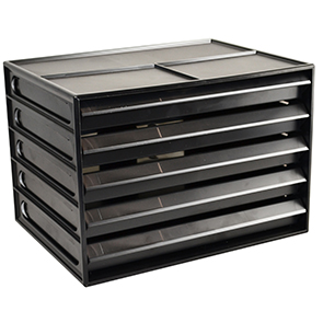 greenR A4 Document Cabinet - Recycled Black